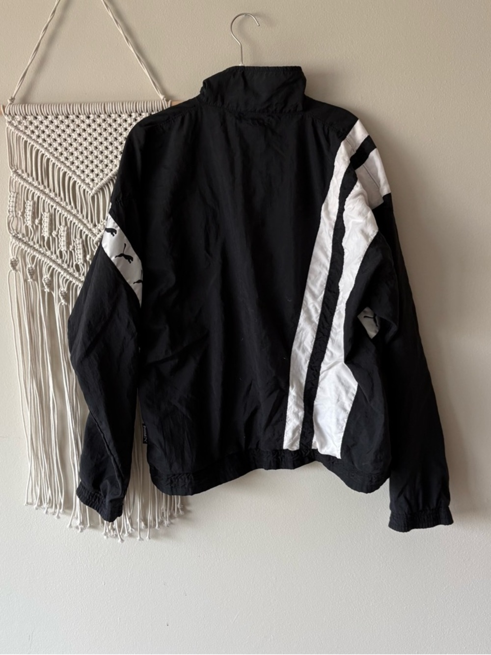 Vintage Puma Black and White Track Jacket - Picture 3 of 5